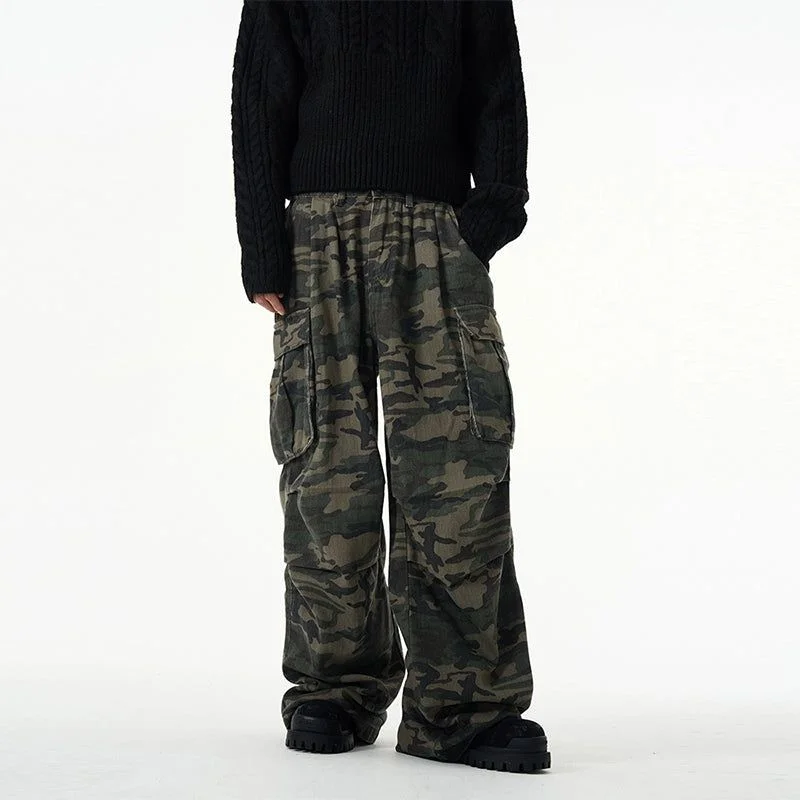 Camouflage Loose Cargo Pants