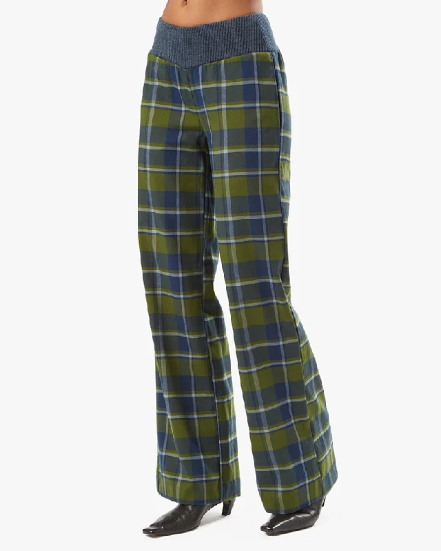 Low Rise Classic Plaid V Pant