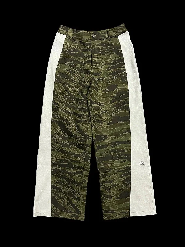 Side Contrast Camouflage Pants