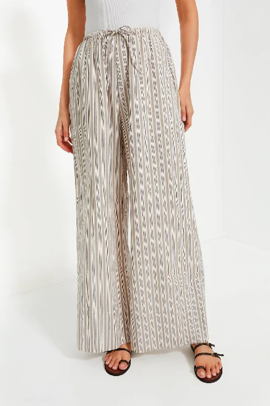 Stripe Vivianne Drawstring Pant