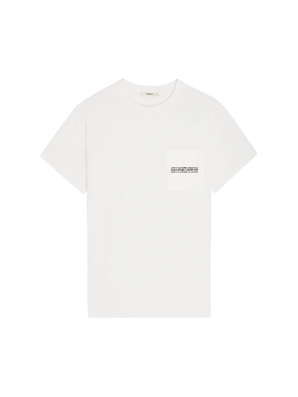 Womens 365 Lightweight Pocket T-Shirt—off-white