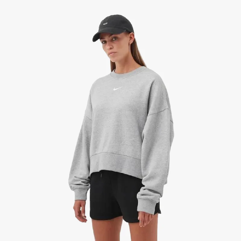 Nike Womens Nsw Essential Os Crew Sweater Grey