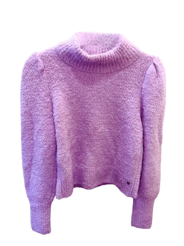 Sparkle Sweater In Lilac