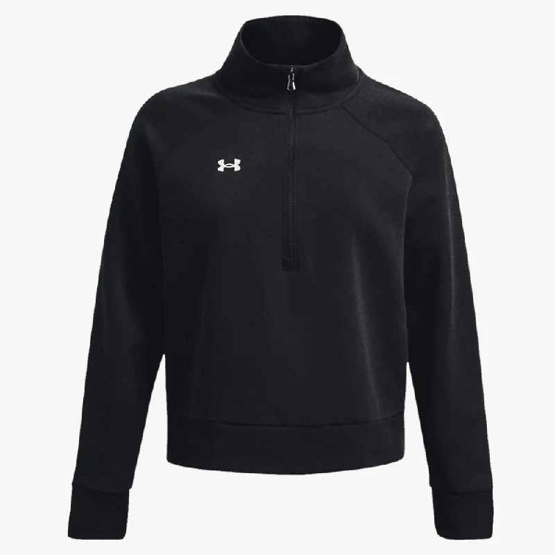 Under Armour Womens Rival Fleece Hz Sweater 001 Black