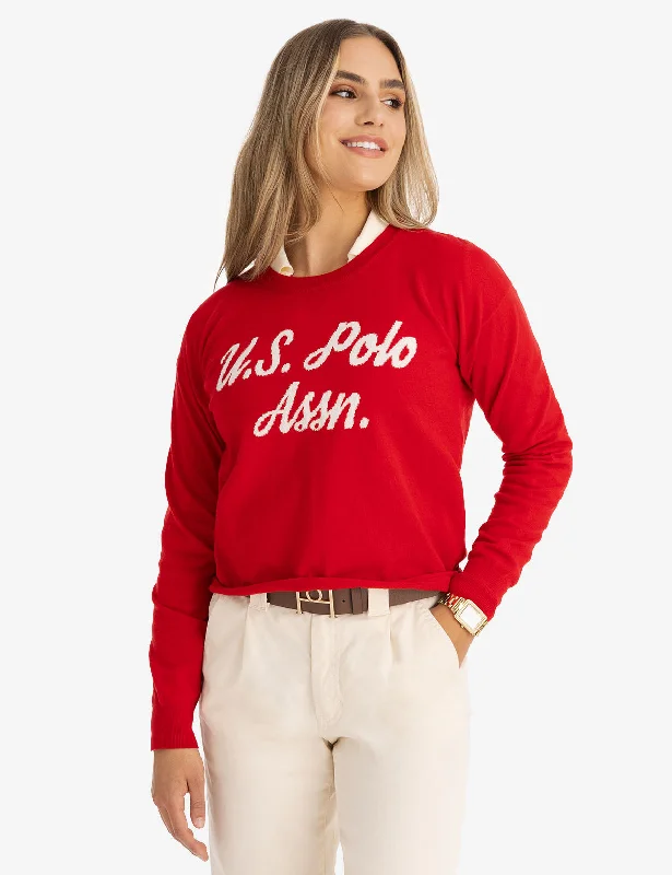 USPA INTARSIA SWEATER