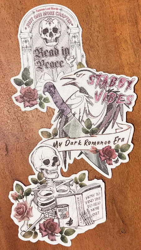 Dark Romance 3 Pack - Vinyl Stickers