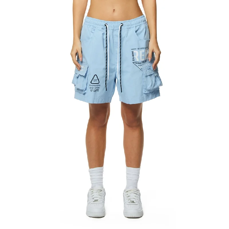 Slouched Utility Shorts - Collegiate Blue