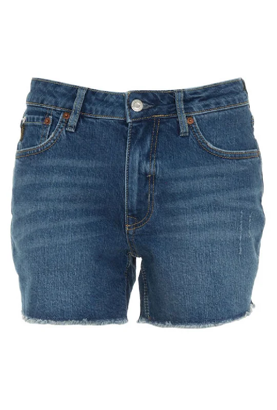 SUPERDRY VINTAGE MID RISE SLIM SHORTS