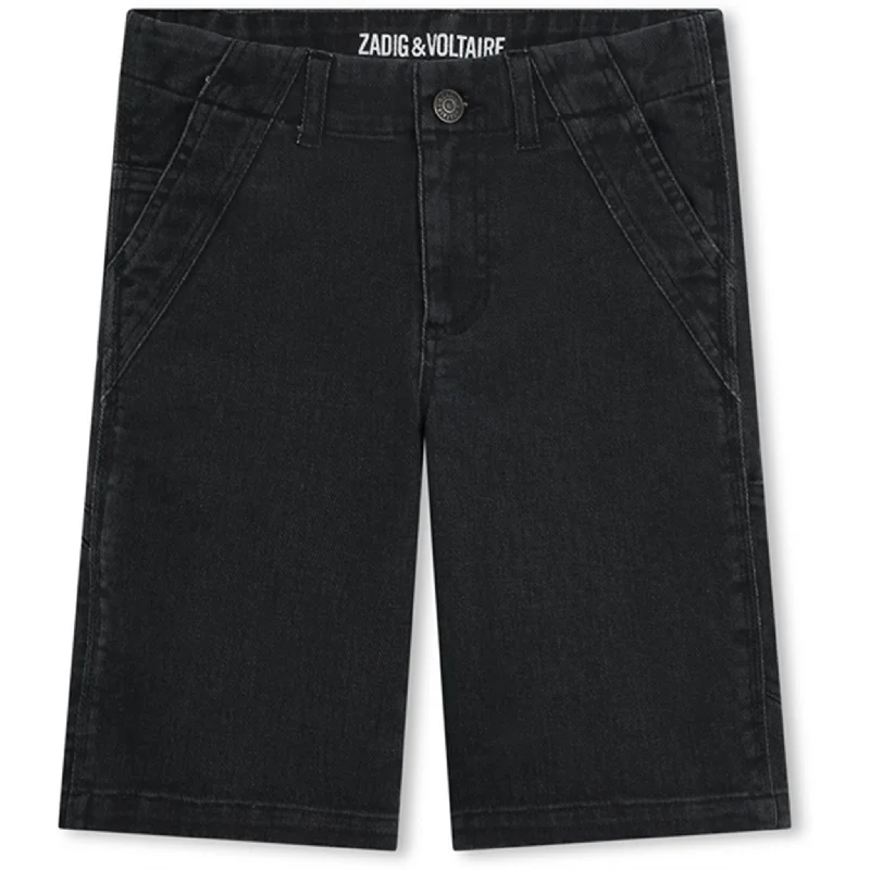 Zadig & Voltaire Black Bermuda Shorts