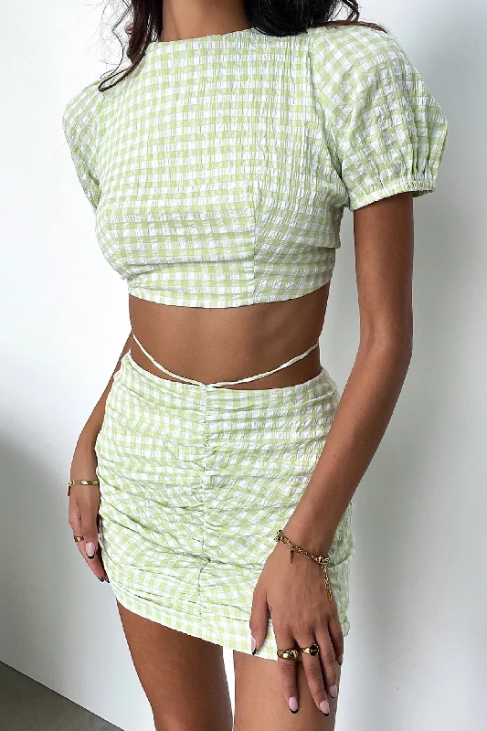 Gabby Crop - Green