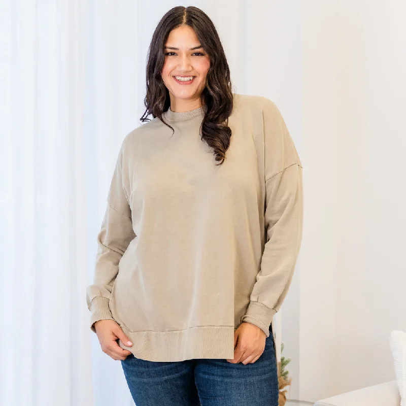 Cozy Pullover, Stone