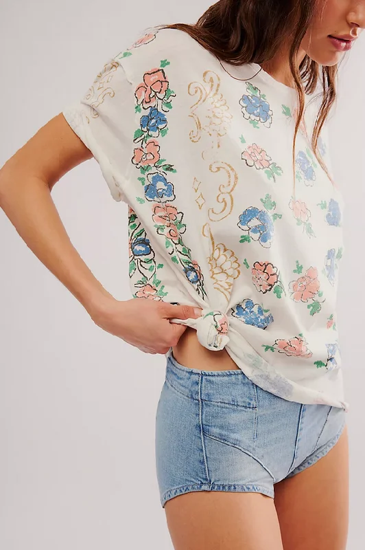 Free People Nina Boheme Printed Tee - Final Sale 25% off in cart