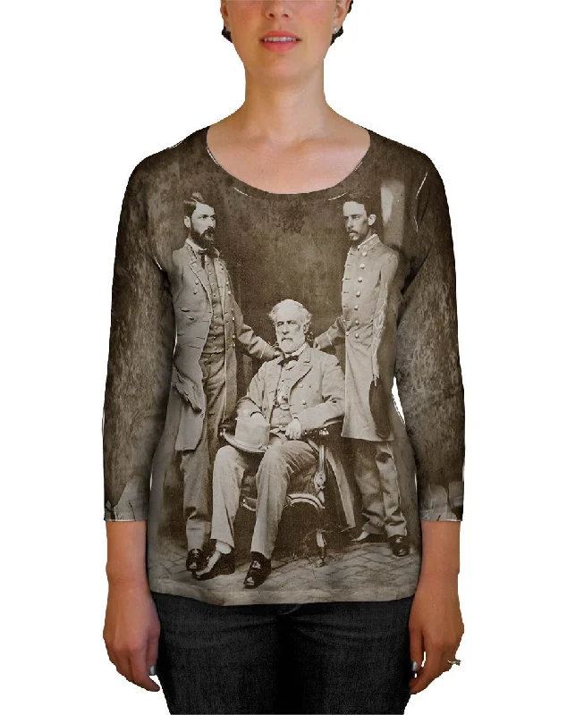 General Robert E Lee , Custis Lee & Walter Taylor