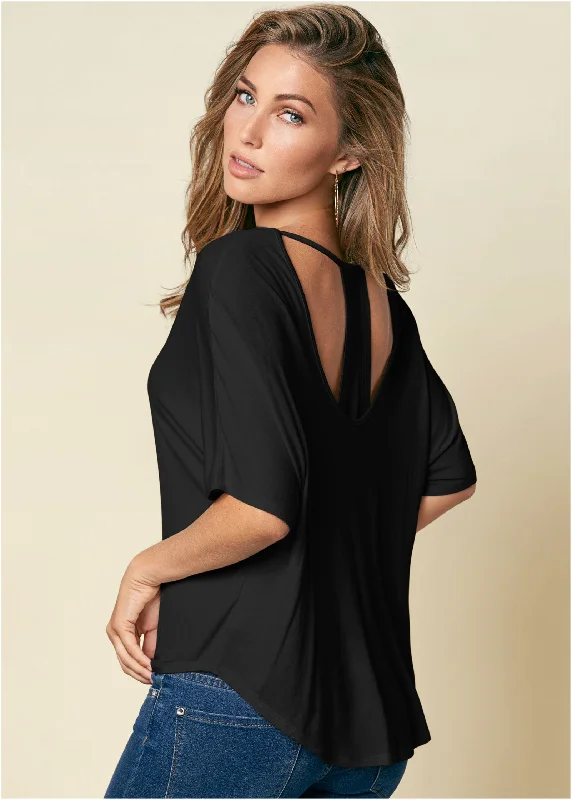 Racerback Basic Top - Black