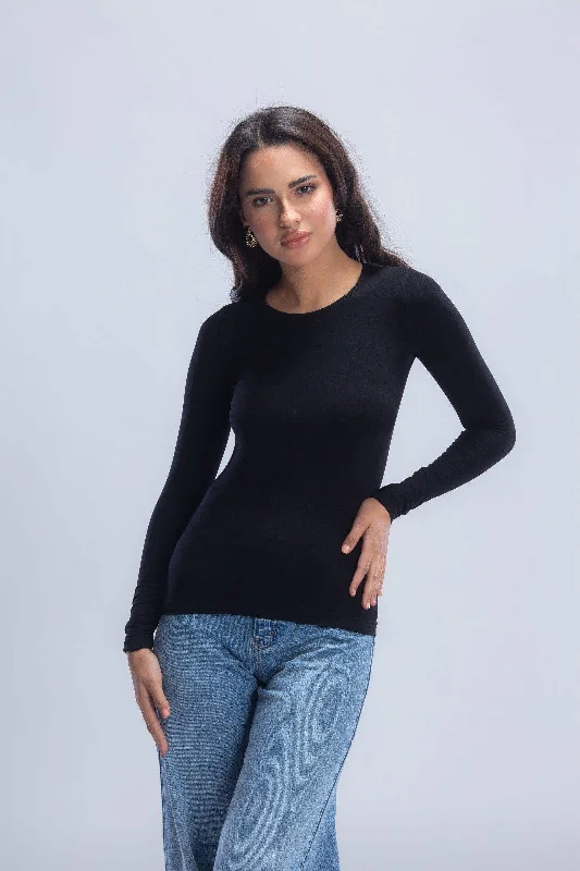 Microfiber Long Sleeves Top